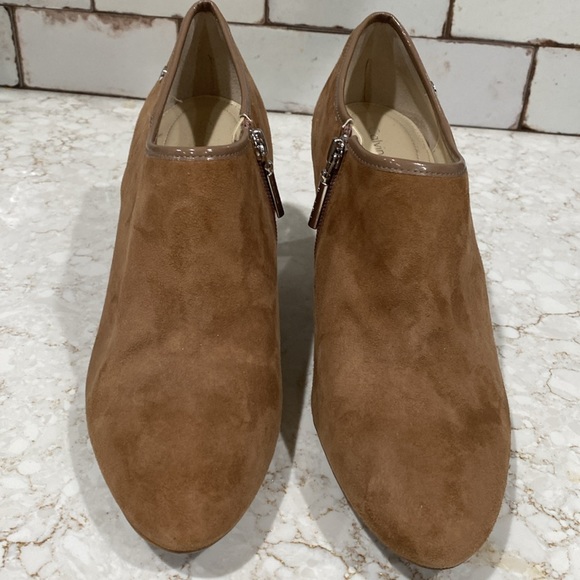 Calvin Klein Brown Suede Booties - Picture 2 of 7